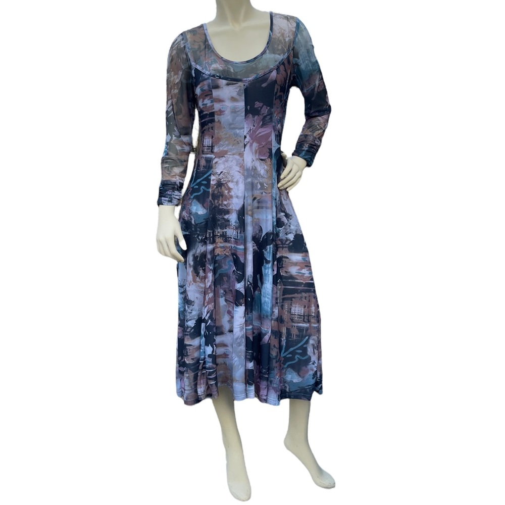 Fashque Pullover Panel Dress Size S